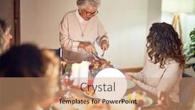  Presentation with women - Audience pleasing PPT theme consisting of beautiful-group-of-women-smiling backdrop and a coral colored foreground