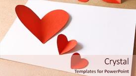  Presentation with post operative care - Colorful PPT layouts enhanced with beautiful hand made post card backdrop and a coral colored foreground