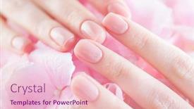  Presentation with flower elegant - Amazing presentation theme having beautiful-healthy-nails-manicure-beautiful backdrop and a lemonade colored foreground