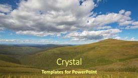  Presentation with states - Presentation with beautiful-high-mountains-in-alaska background and a tawny brown colored foreground