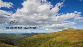  Presentation with states - Theme featuring beautiful-high-mountains-in-alaska background and a light blue colored foreground