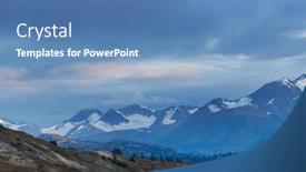  Presentation with states - Presentation enhanced with beautiful-high-mountains-in-alaska background and a teal colored foreground