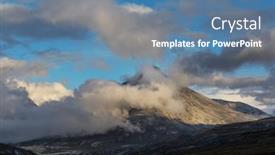  Presentation with states - Slides having beautiful-high-mountains-in-alaska background and a ocean colored foreground