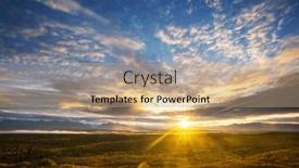  Presentation with united - Theme enhanced with beautiful-high-mountains-in-alaska background and a coral colored foreground