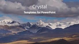  Presentation with states - PPT layouts having beautiful-high-mountains-in-alaska background and a gray colored foreground