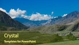  Presentation with siberia - Amazing slide deck having beautiful highland landscape russia siberia backdrop and a tawny brown colored foreground