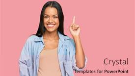  Presentation with hispanic pregnant - Presentation theme enhanced with beautiful-hispanic-woman-expecting background and a coral colored foreground