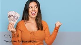  Presentation with beautiful hispanic woman - Theme consisting of beautiful-hispanic-woman-holding-mexican background and a red colored foreground