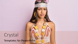  Presentation with beautiful hispanic woman - Amazing PPT layouts having beautiful-hispanic-woman-wearing-bohemian backdrop and a  colored foreground