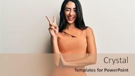  Presentation with beautiful hispanic woman - Amazing PPT layouts having beautiful-hispanic-woman-wearing-summer backdrop and a coral colored foreground