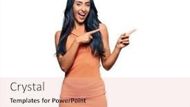  Presentation with summer camp volunteer orientation - Audience pleasing presentation design consisting of beautiful-hispanic-woman-wearing-summer backdrop and a lemonade colored foreground