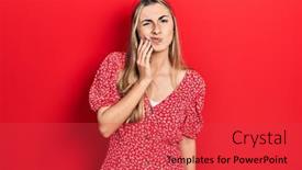  Presentation with beautiful hispanic woman - Slide set enhanced with beautiful-hispanic-woman-wearing-summer background and a  colored foreground