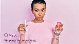  Presentation with beautiful hispanic woman - Presentation theme with beautiful-hispanic-woman-with-short background and a lemonade colored foreground