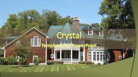  Presentation with real estate development - Amazing presentation design having beautiful home in a new development great for real estate websites or ads backdrop and a violet colored foreground