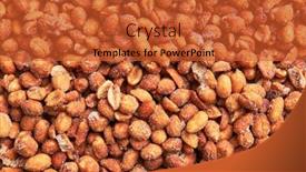  Presentation with peanuts - Presentation theme featuring beautiful-honey-peanuts-image-delicious background and a red colored foreground