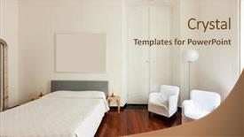  Presentation with hotel - Slide deck featuring beautiful hotel room in historic background and a  colored foreground