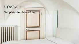  Presentation with naval map history old - Slide deck with beautiful hotel room in old background and a  colored foreground