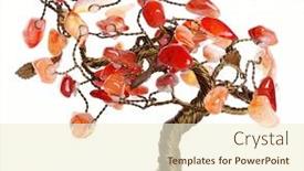  Presentation with happiness - Presentation theme enhanced with beautiful-jewel-happiness-tree-made background and a cream colored foreground