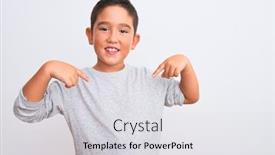  Presentation with grey - Presentation enhanced with beautiful-kid-boy-wearing-grey background and a light gray colored foreground