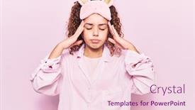  Presentation with curly hair - Presentation theme with beautiful-kid-girl-with-curly background and a lemonade colored foreground