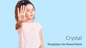  Presentation with curly hair - Colorful presentation theme enhanced with beautiful-kid-girl-with-curly backdrop and a cool aqua colored foreground