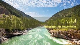  Presentation with montana - Amazing theme having beautiful-kootenai-river-in-montana backdrop and a tawny brown colored foreground