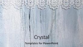  Presentation with wedding - Colorful PPT theme enhanced with beautiful lace on the blue backdrop and a lemonade colored foreground