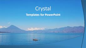  Presentation with guatemala - Presentation enhanced with beautiful-lake-atitlan-and-volcanos background and a teal colored foreground