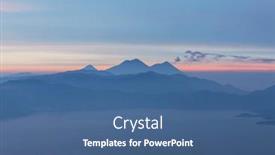  Presentation with central america - Presentation design having beautiful-lake-atitlan-and-volcanos background and a ocean colored foreground