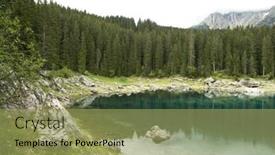  Presentation with italy - PPT layouts with beautiful-lake-in-the-mountains background and a yellow colored foreground