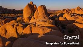  Presentation with tree - PPT theme enhanced with beautiful-landscape-in-joshua-tree background and a wine colored foreground