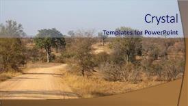  Presentation with kruger - Slide deck featuring beautiful-landscape-in-kruger-national background and a lemonade colored foreground