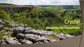  Presentation with beautiful spanish landscape costa blanca - Audience pleasing theme consisting of beautiful landscape in yorkshire dales backdrop and a tawny brown colored foreground