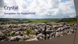  Presentation with beautiful spanish landscape costa blanca - Theme enhanced with beautiful landscape in yorkshire dales background and a sky blue colored foreground