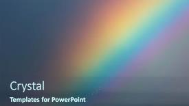  Presentation with sea rainbow - Beautiful slide deck featuring beautiful-landscape-of-an-amazing backdrop and a ocean colored foreground