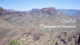  Presentation with beautiful nature - Presentation design enhanced with beautiful-landscape-of-nature background and a gray colored foreground