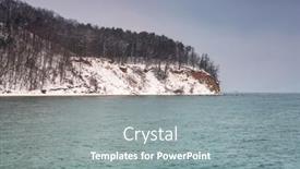  Presentation with cliff - Slides enhanced with beautiful-landscape-of-the-cliff background and a gray colored foreground