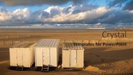  Presentation with departure - Slide deck having beautiful-landscape-of-the-coast background and a coral colored foreground