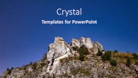  Presentation with landscape - PPT layouts with beautiful-landscape-of-the-czestochowa background and a ocean colored foreground