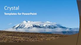  Presentation with hidden - PPT theme consisting of beautiful-landscape-of-the-new background and a teal colored foreground