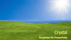  Presentation with coral reefs blue water beautiful sky - PPT theme with beautiful landscape with an amazing background and a  colored foreground