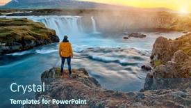  Presentation with compass - Amazing presentation having beautiful-landscape-with-old-compass backdrop and a ocean colored foreground