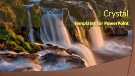  Presentation with sunrise - Amazing slides having beautiful-landscape-with-sunrise backdrop and a tawny brown colored foreground