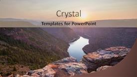  Presentation with beautiful landscapes - Presentation theme featuring beautiful-landscapes-in-flaming-gorge background and a lemonade colored foreground