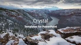  Presentation with recreation - Slides with beautiful-landscapes-in-flaming-gorge background and a gray colored foreground