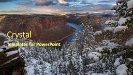  Presentation with recreation - Slide set featuring beautiful-landscapes-in-flaming-gorge background and a tawny brown colored foreground