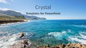  Presentation with beautiful landscapes - Slide deck consisting of beautiful-landscapes-in-oahu-island background and a light blue colored foreground