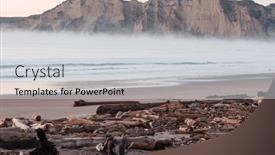  Presentation with inspiring - Presentation enhanced with beautiful-landscapes-it-the-ocean background and a light gray colored foreground