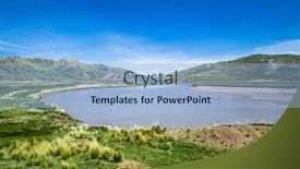  Presentation with beautiful landscapes - Theme consisting of beautiful-landscapes-on-the-road background and a light blue colored foreground