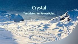  Presentation with lanscape - Cool new slides with beautiful-lanscape backdrop and a ocean colored foreground